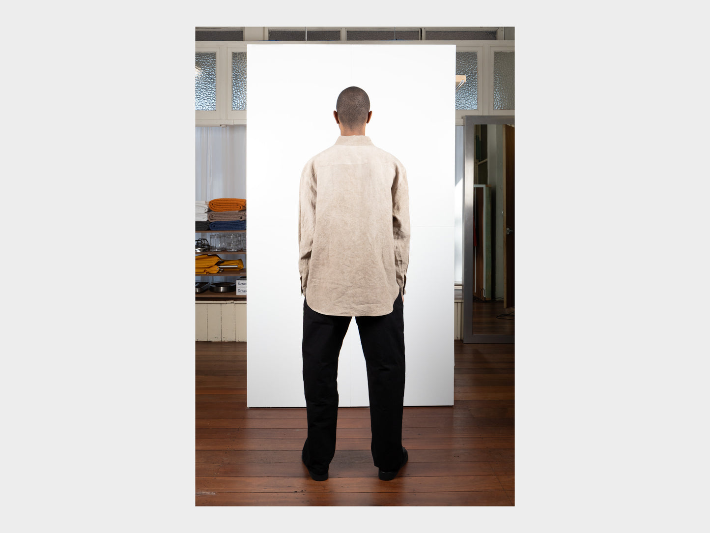 Evan Kinori Big Shirt Cold Dyed Hemp
