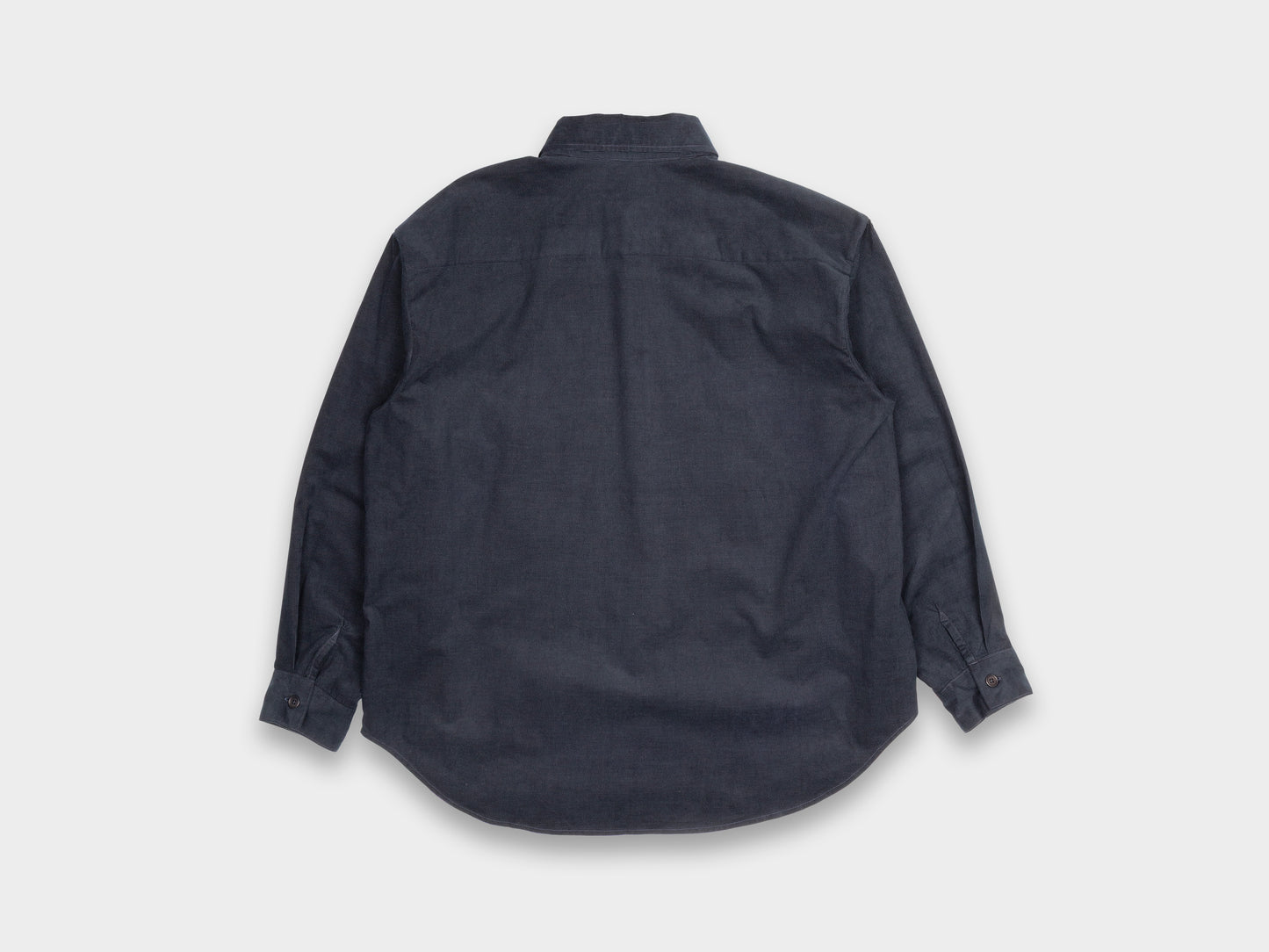 Evan Kinori Big Shirt Pinwale Corduroy Navy