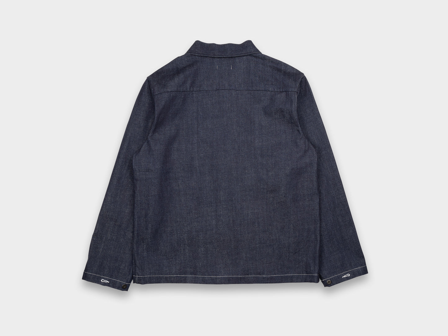 Evan Kinori Field Shirt Organic Denim Indigo