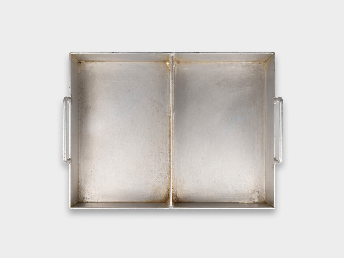 KM Aluminium Industrial Handle Tray Used