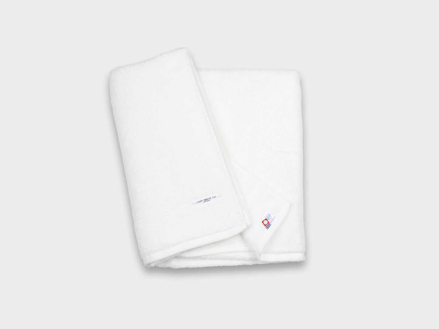 Lady White Co. Imabari Towel 2-Pack White