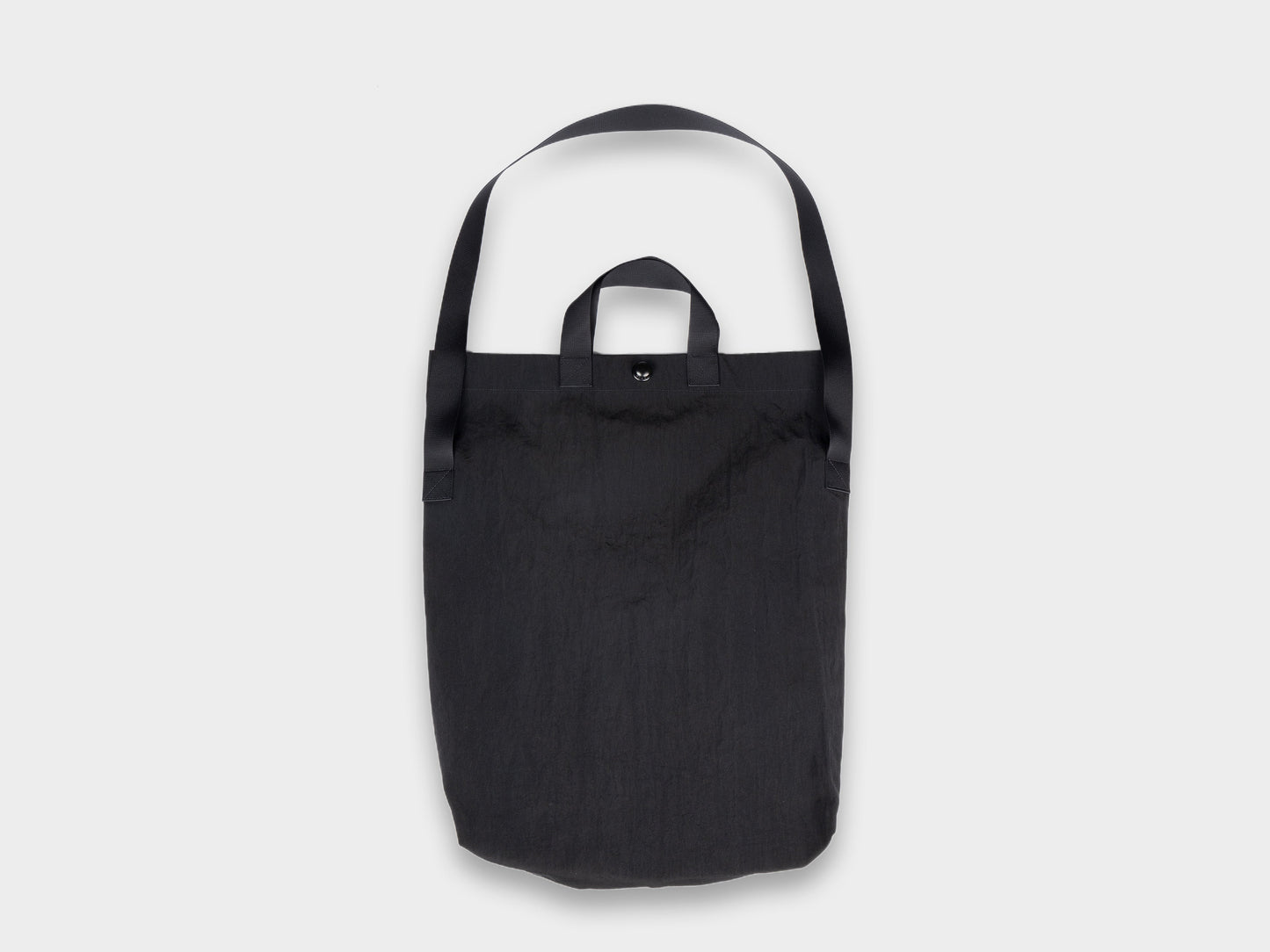 R0B1 "Multi Handle Tote" Black Nylon