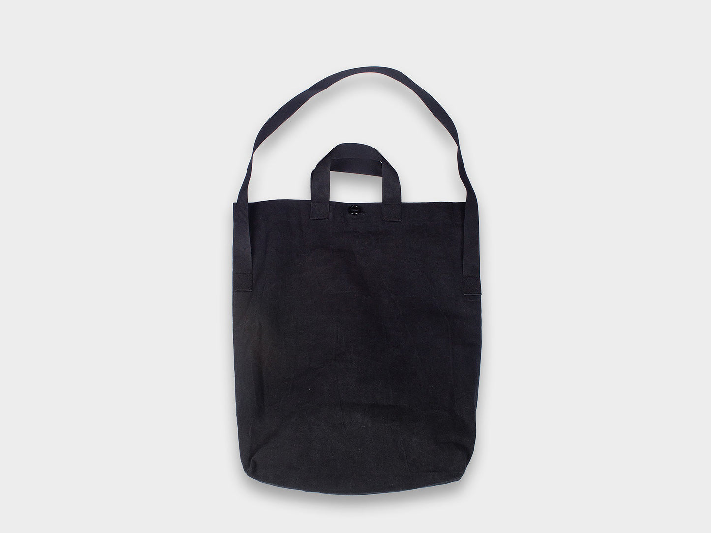 R0B1 "Multi Handle Tote" Black Wax