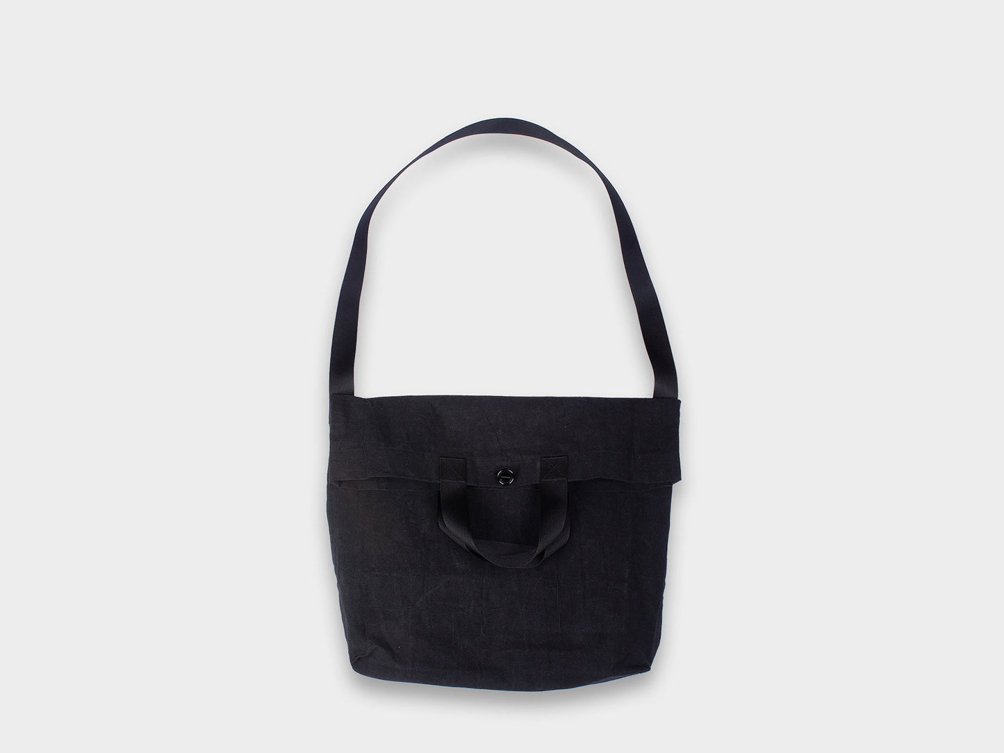 R0B1 "Multi Handle Tote" Black Wax