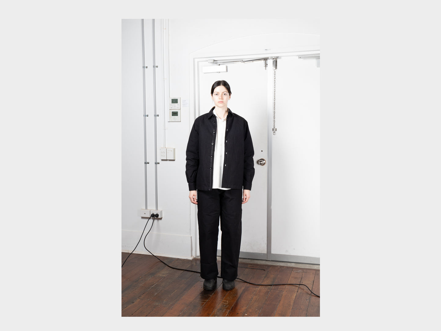 R0D1 "Down Shirt-1" Black Wax