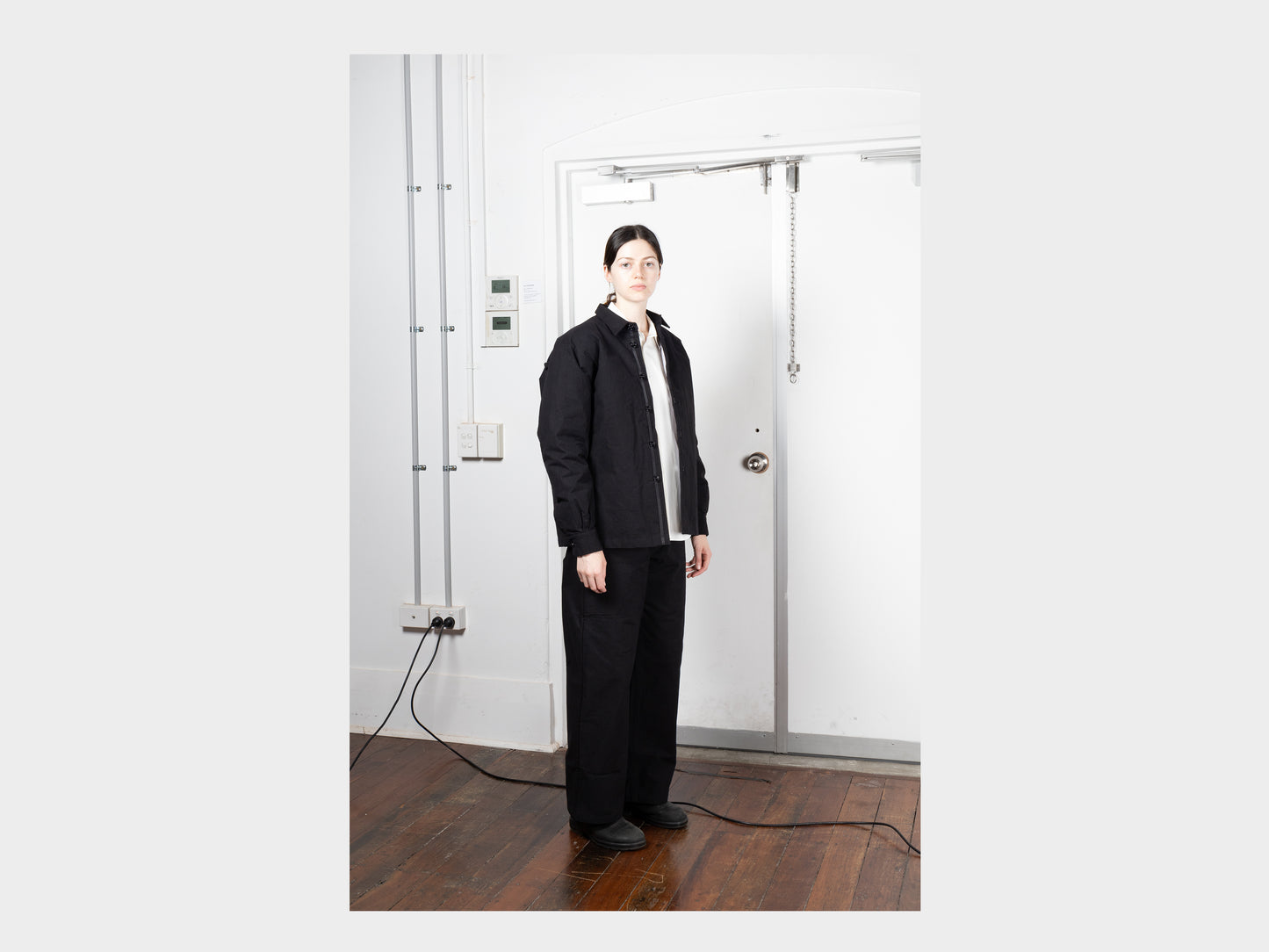 R0D1 "Down Shirt-1" Black Wax