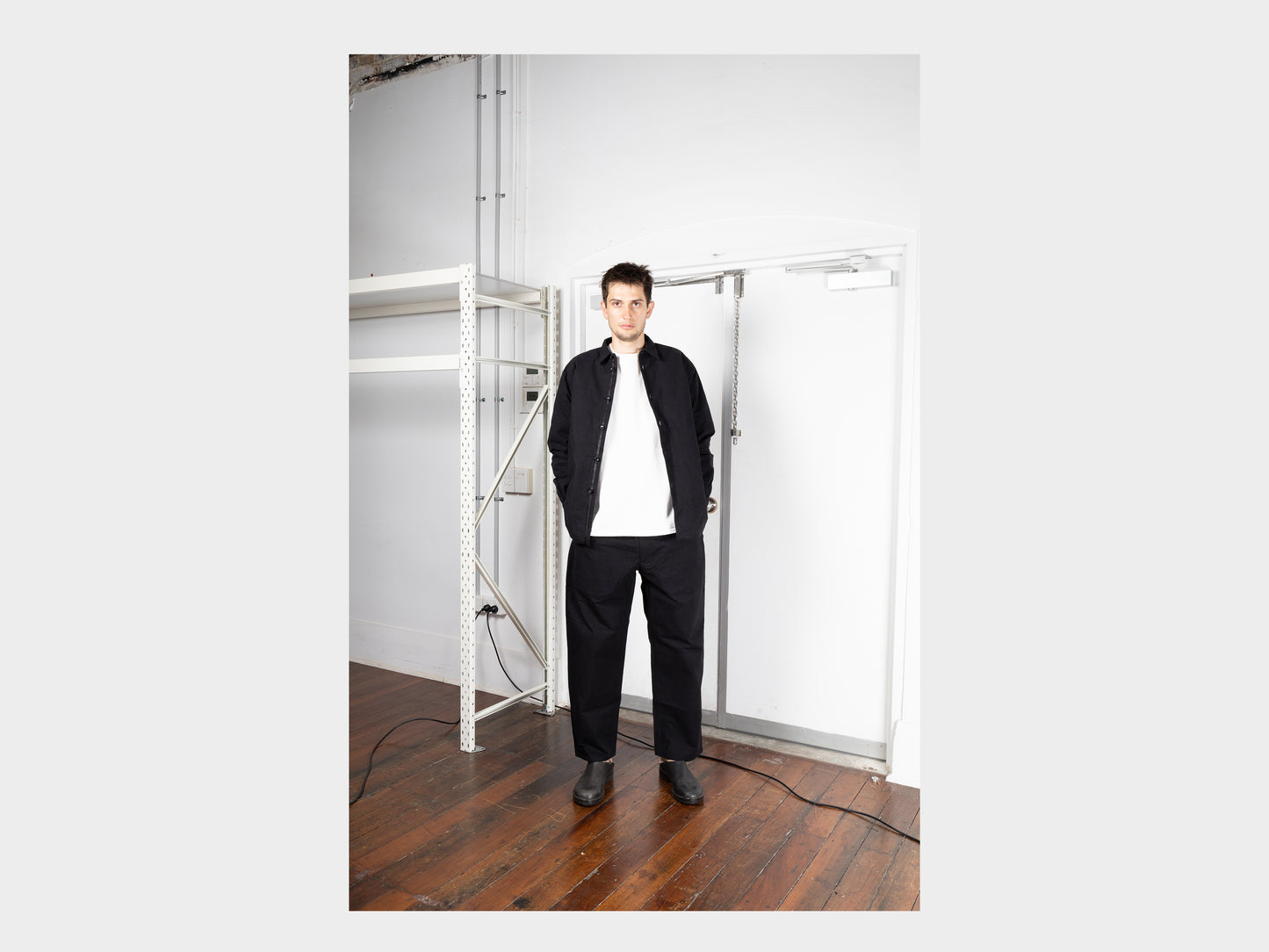 R0D1 "Down Shirt-1" Black Wax