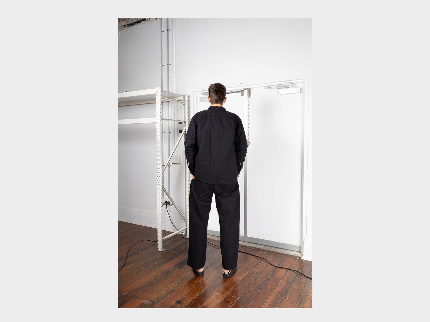 R0D1 "Down Shirt-1" Black Wax