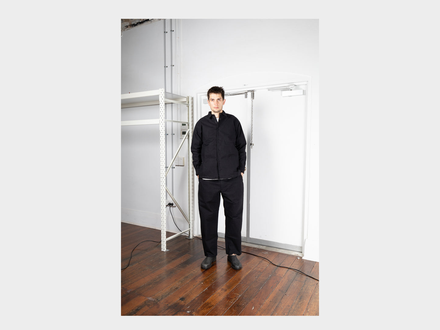 R0D1 "Down Shirt-1" Black Wax