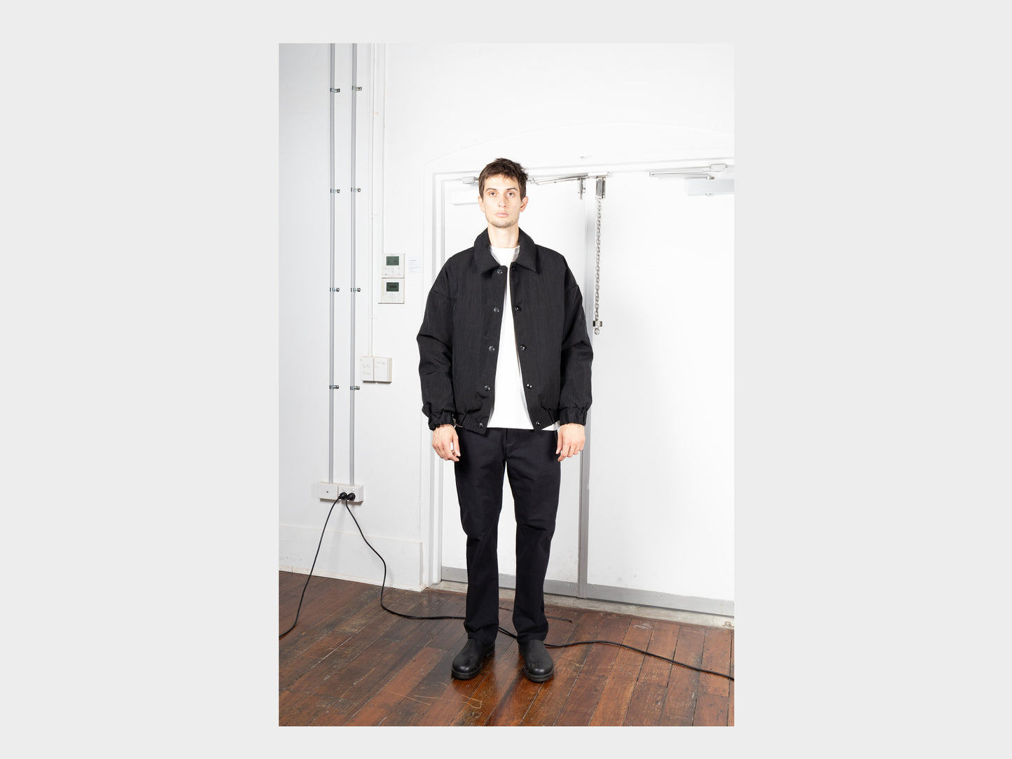 R0D3 "Down Blouson" Black Nylon