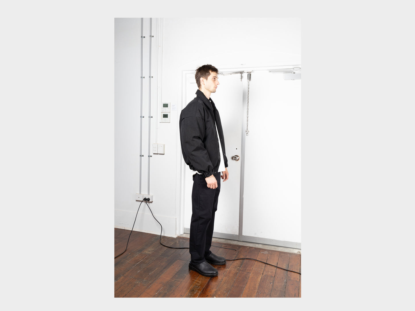 R0D3 "Down Blouson" Black Nylon