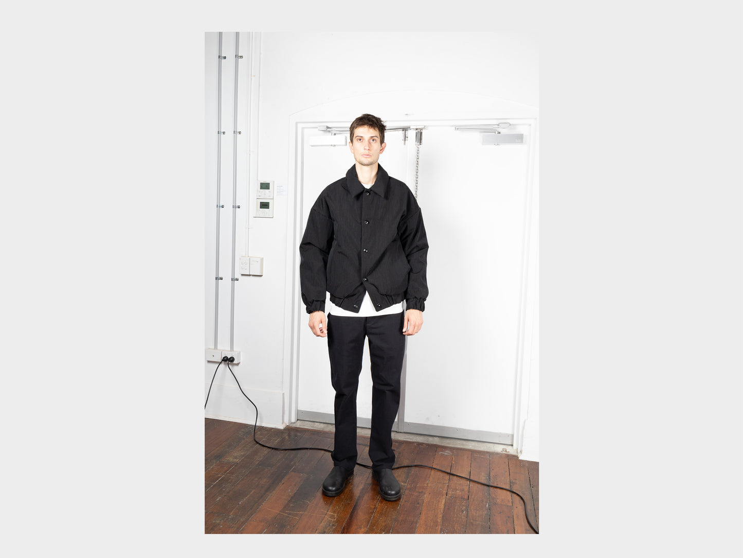 R0D3 "Down Blouson" Black Nylon