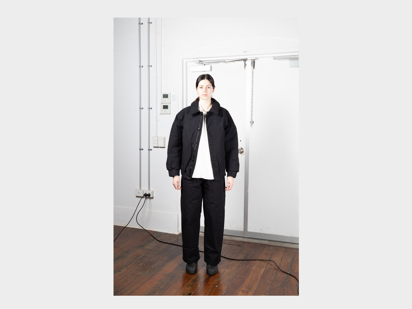 R0D3 "Down Blouson" Black Wax