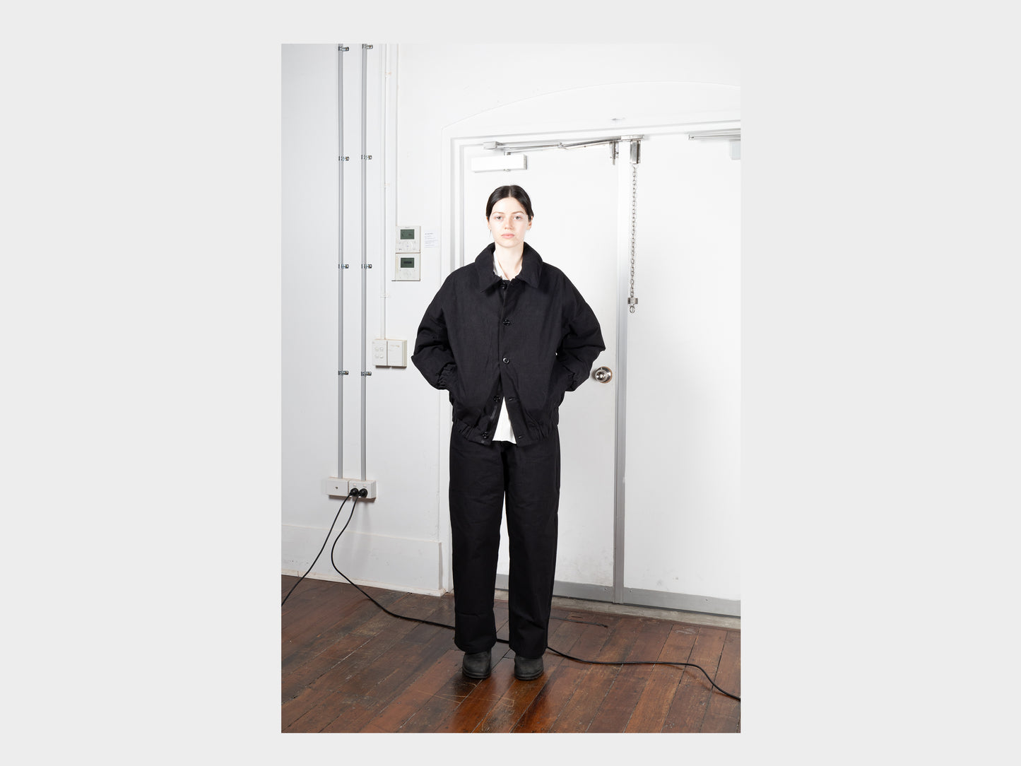 R0D3 "Down Blouson" Black Wax