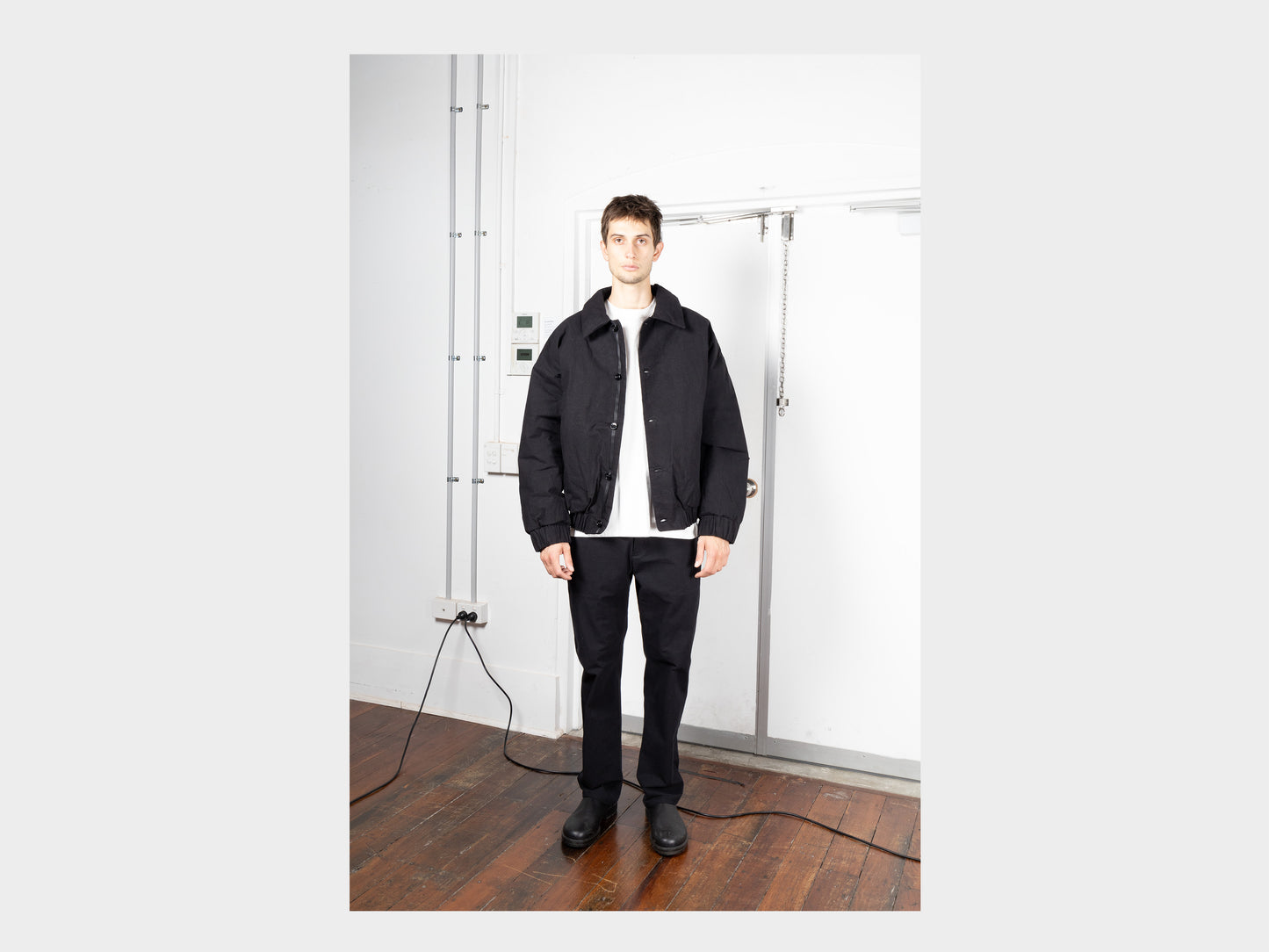 R0D3 "Down Blouson" Black Wax