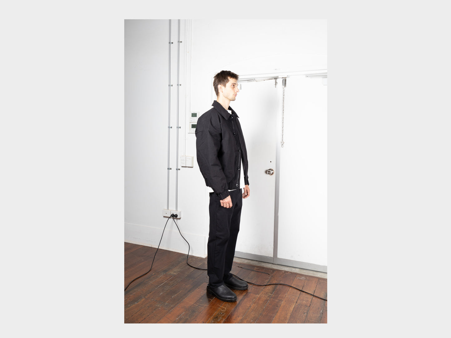 R0D3 "Down Blouson" Black Wax