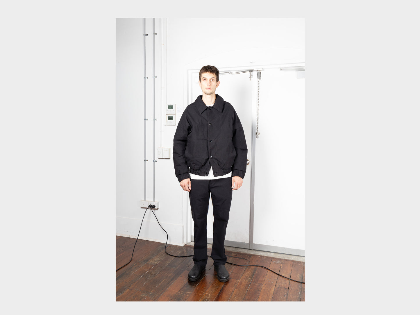 R0D3 "Down Blouson" Black Wax