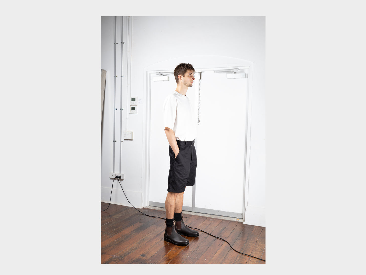 R0J7 "Jebok Shorts" Black Work