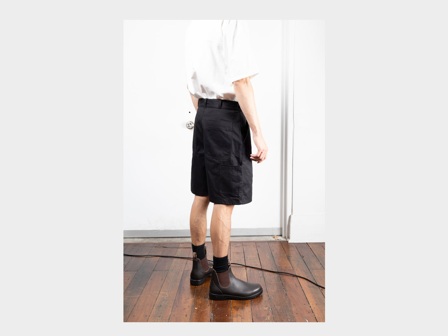 R0J7 "Jebok Shorts" Black Work