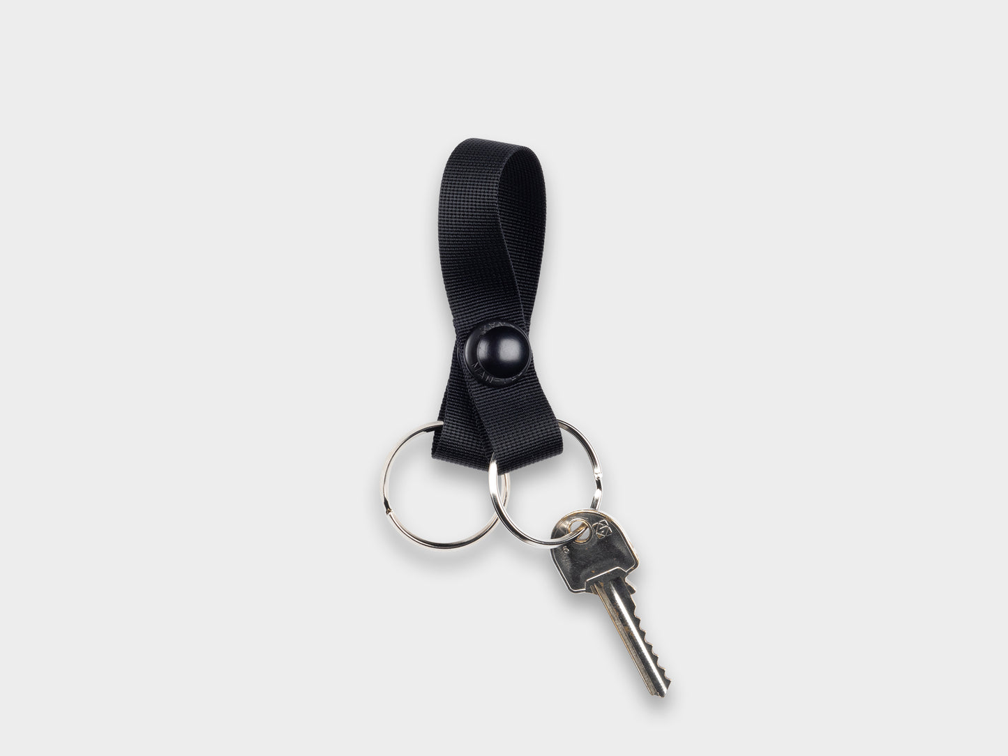 R0K1 "Snap Keyring Short" Black-Black