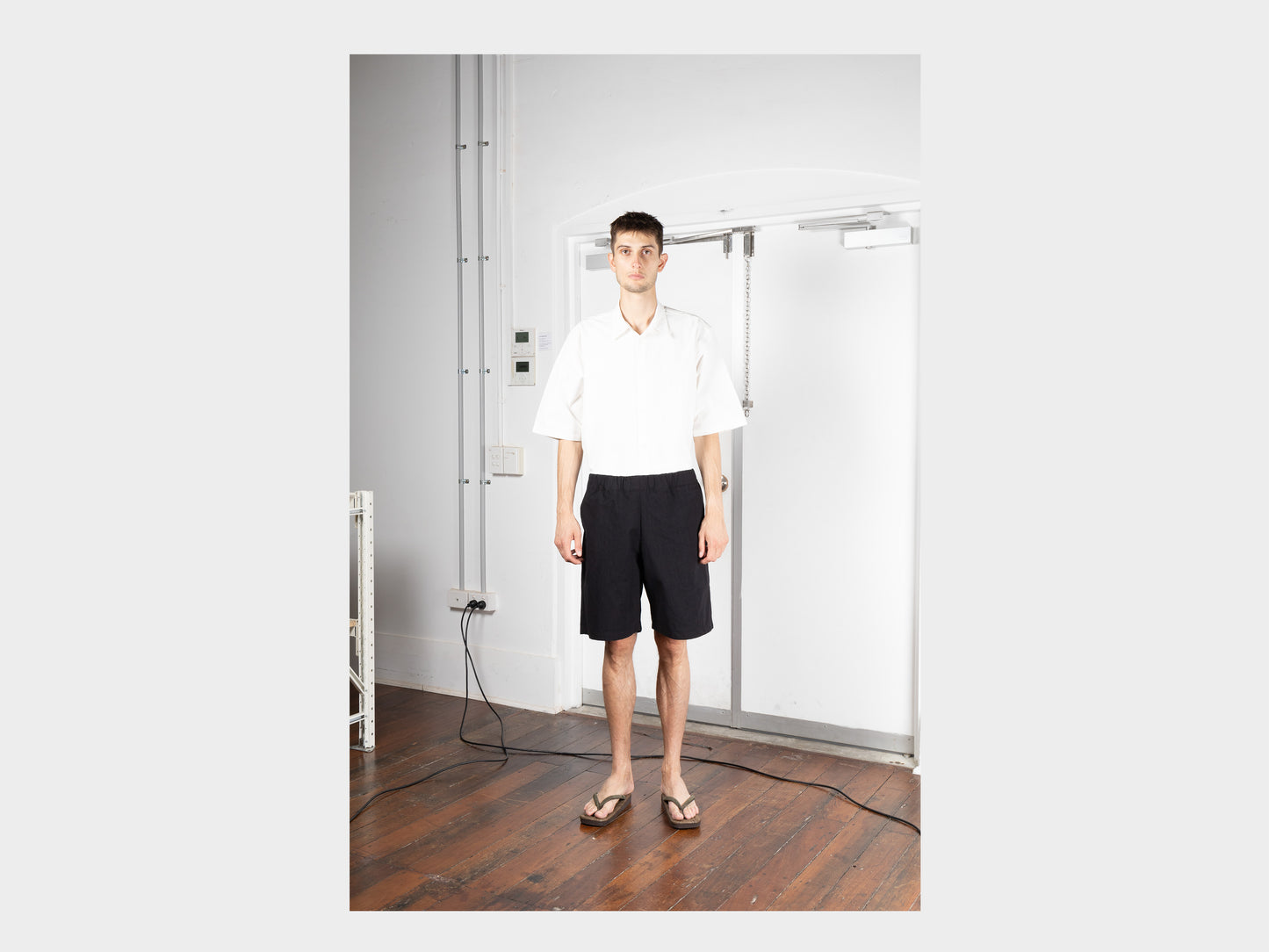 R0P7 "Easy Shorts" Black Wash