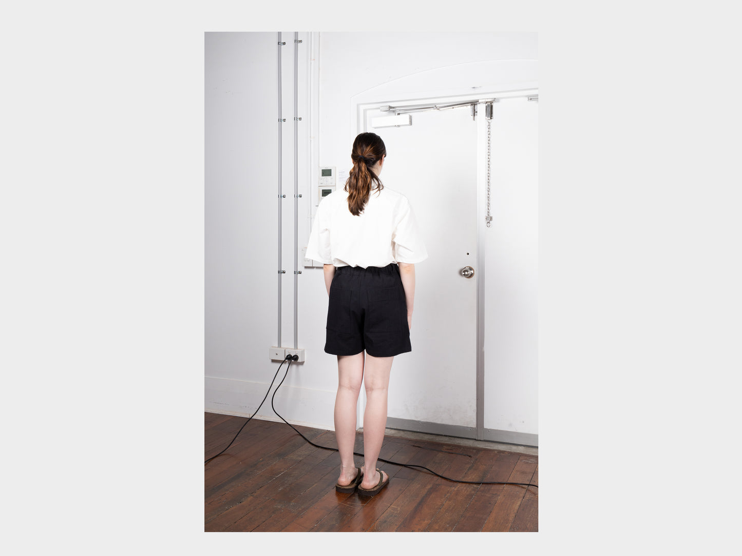 R0P7 "Easy Shorts" Black Wash