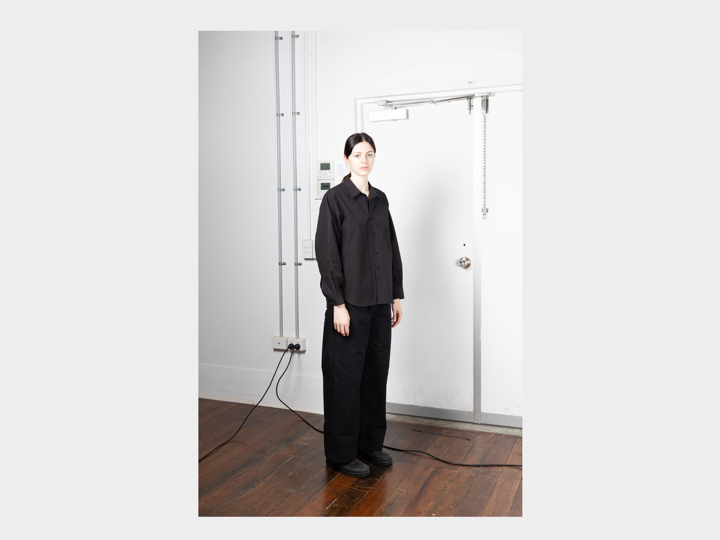 R0S8 "Weather Shirt" Black Weather