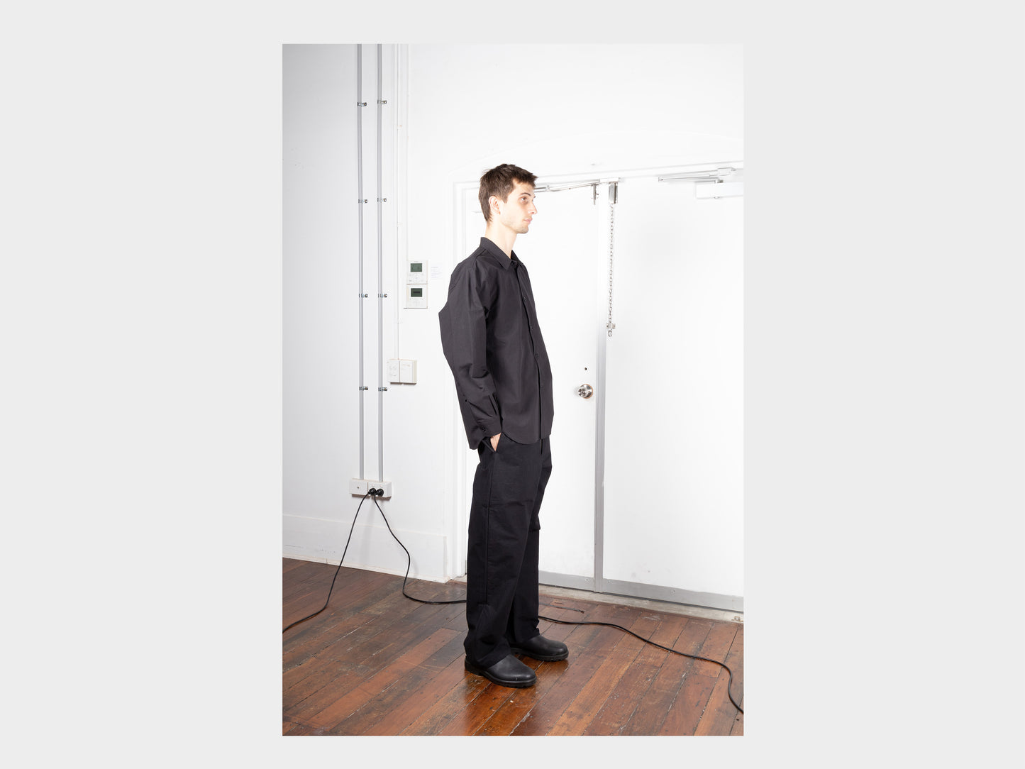 R0S8 "Weather Shirt" Black Weather