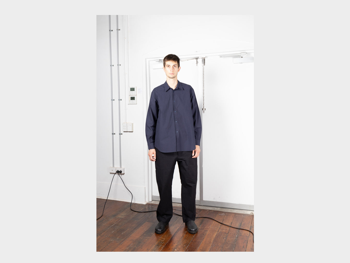 R0S8 "Weather Shirt" Navy Weather