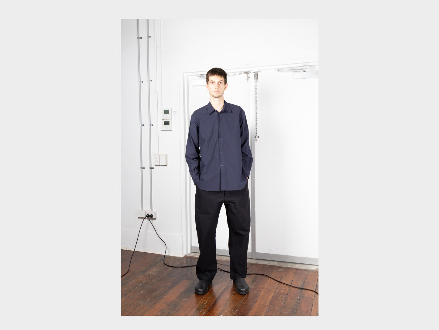 R0S8 "Weather Shirt" Navy Weather