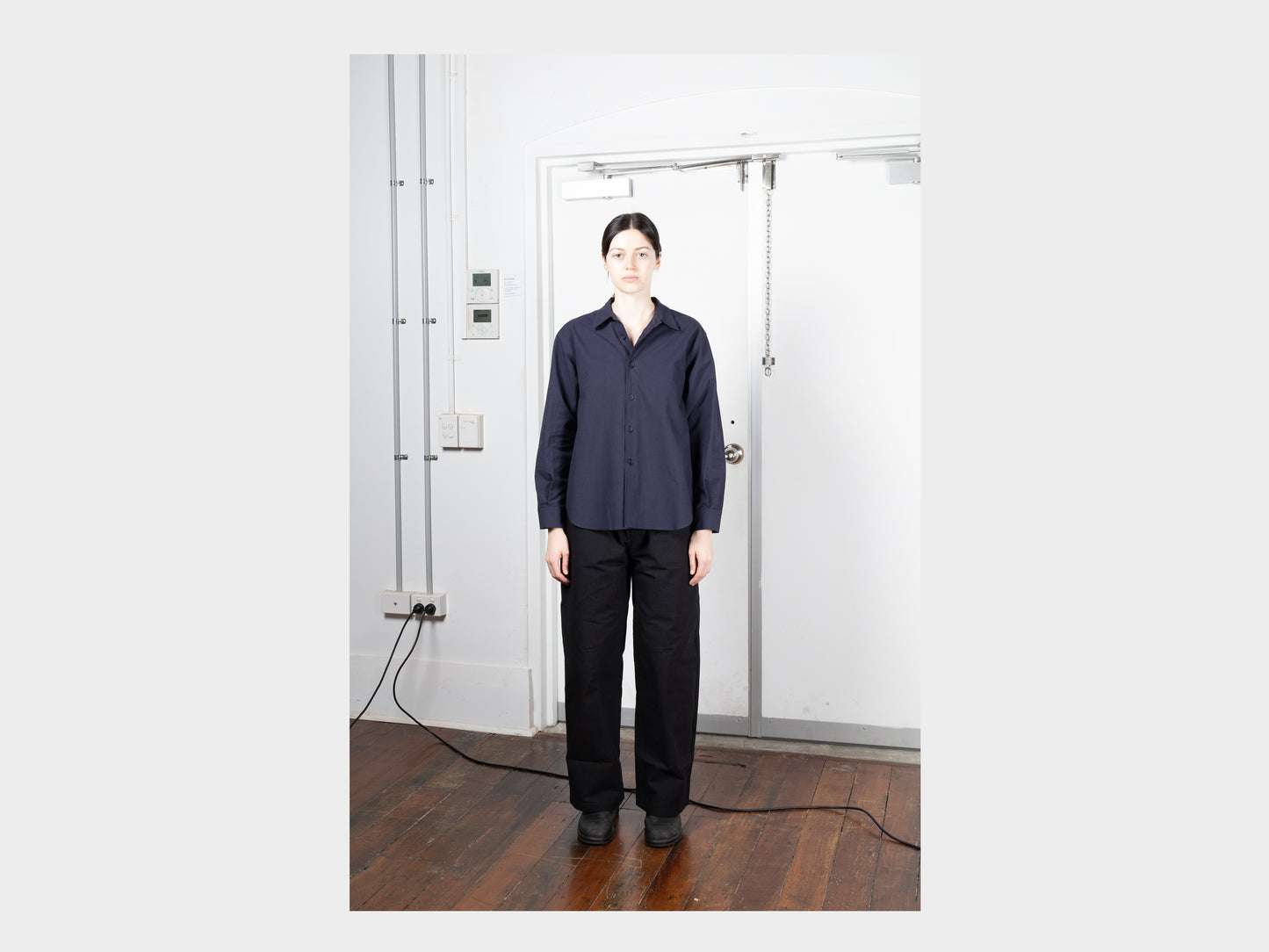 R0S8 "Weather Shirt" Navy Weather