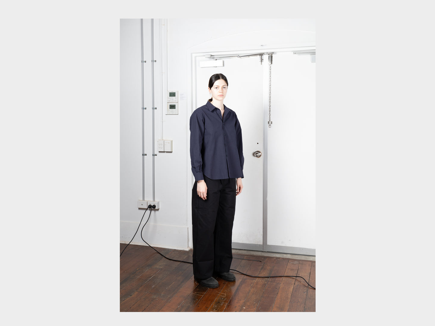 R0S8 "Weather Shirt" Navy Weather