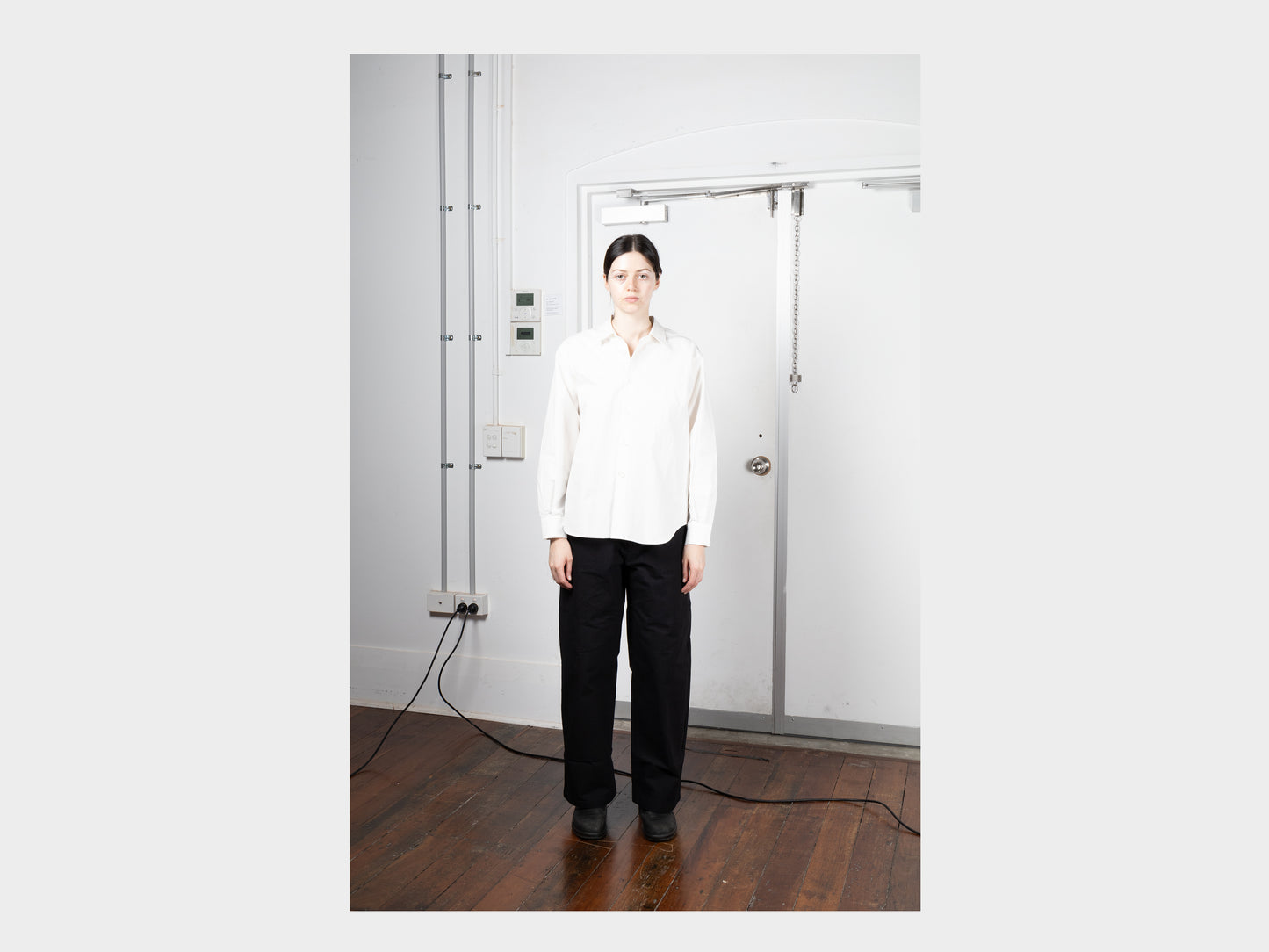 R0S8 "Weather Shirt" White Weather