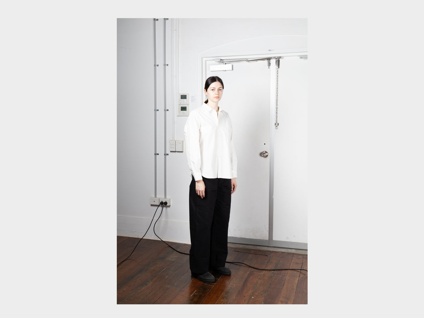 R0S8 "Weather Shirt" White Weather