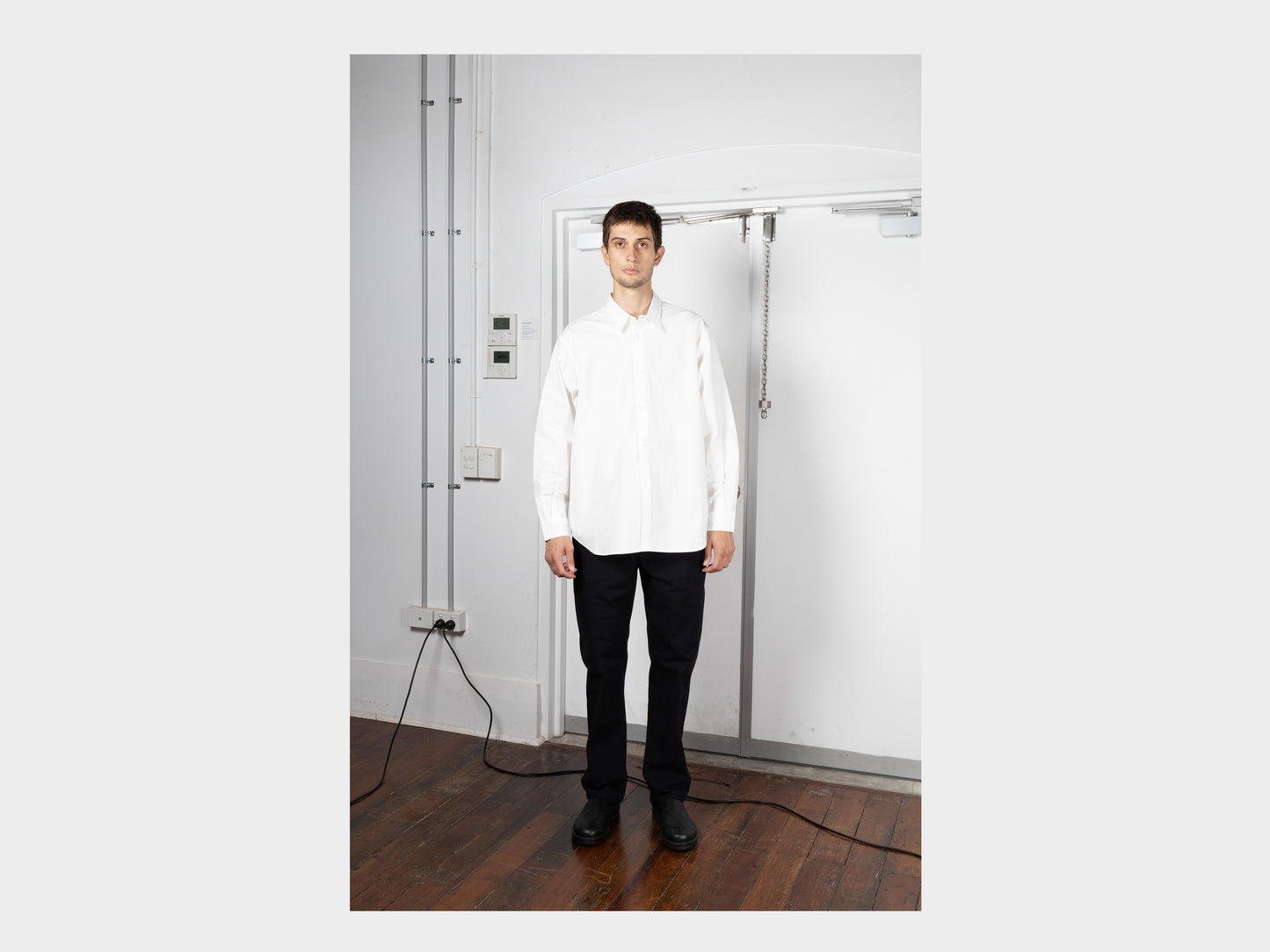 R0S8 "Weather Shirt" White Weather