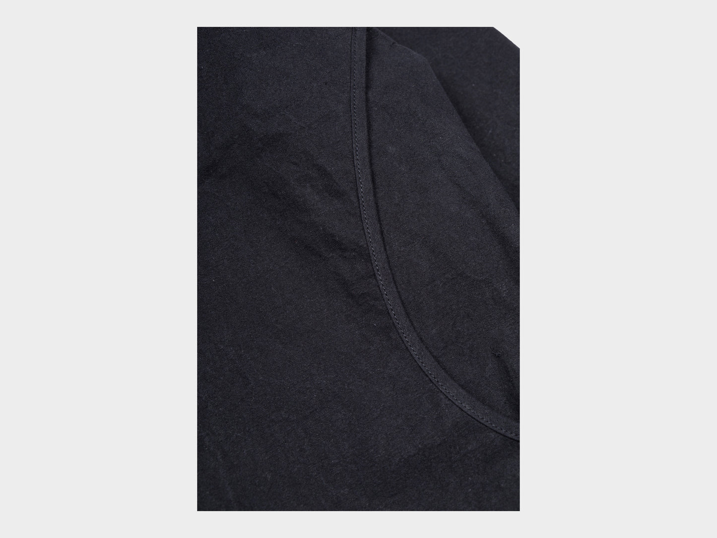 R0S3 "Scoop Shirt" Black Wax