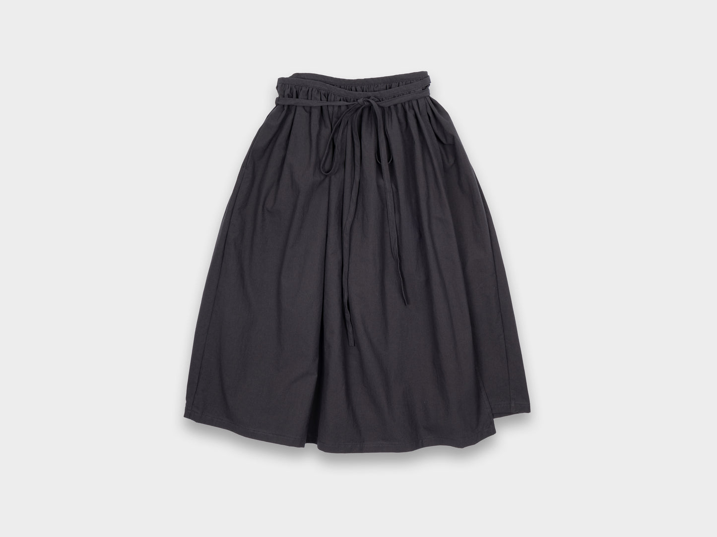 W-SPP6 "Gather Skirt" Black Weather
