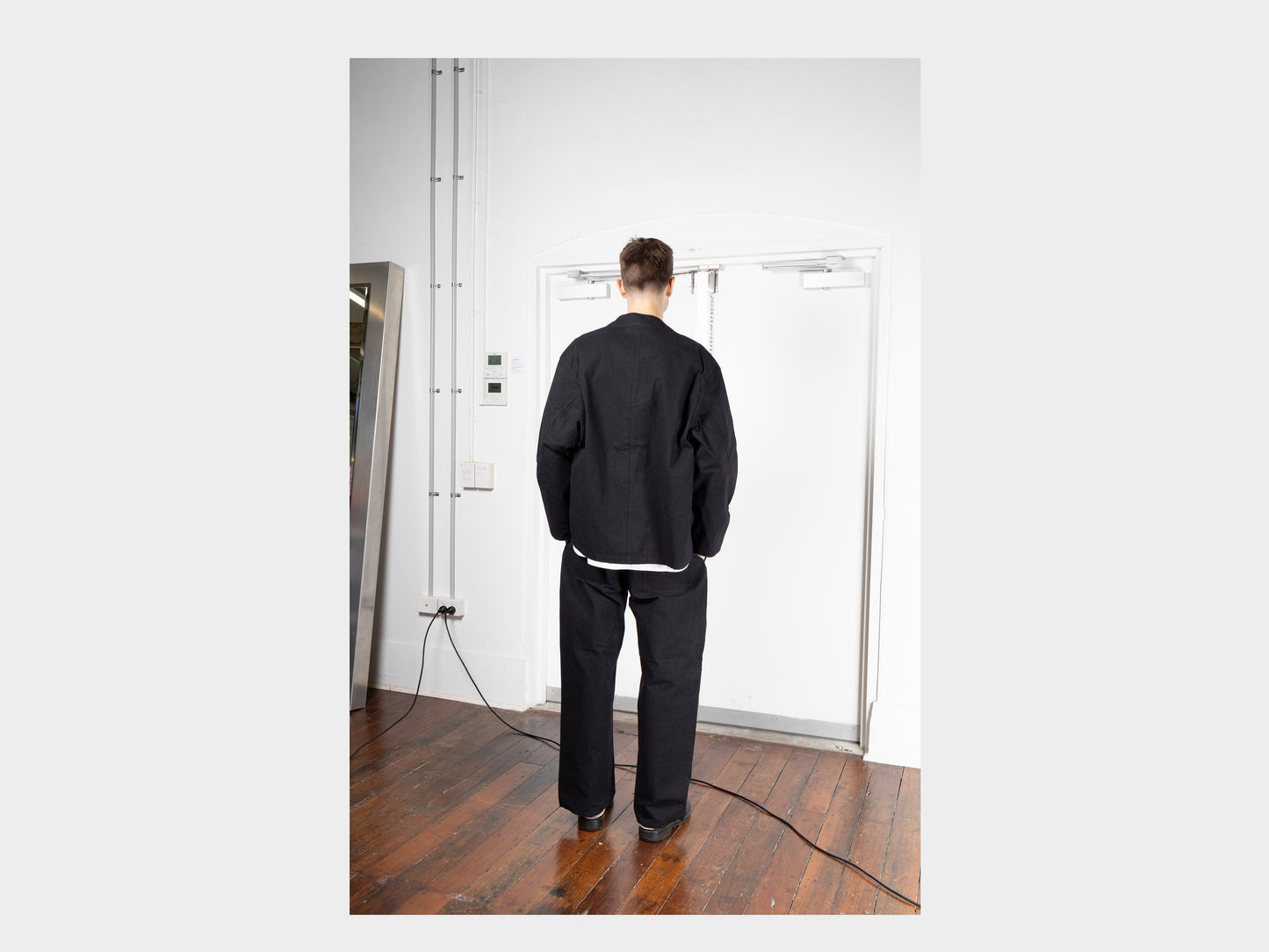 R0S3 "Summit Shirt" Black Wax