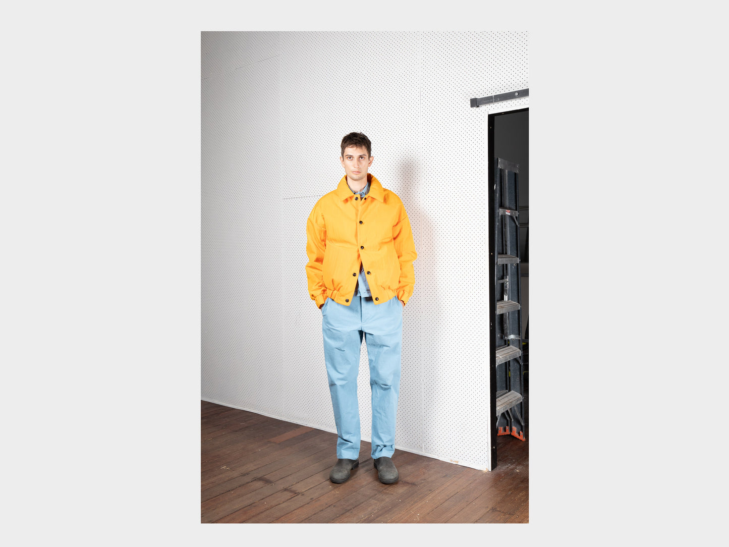 R17D3 "Down Blouson" Neon Nylon