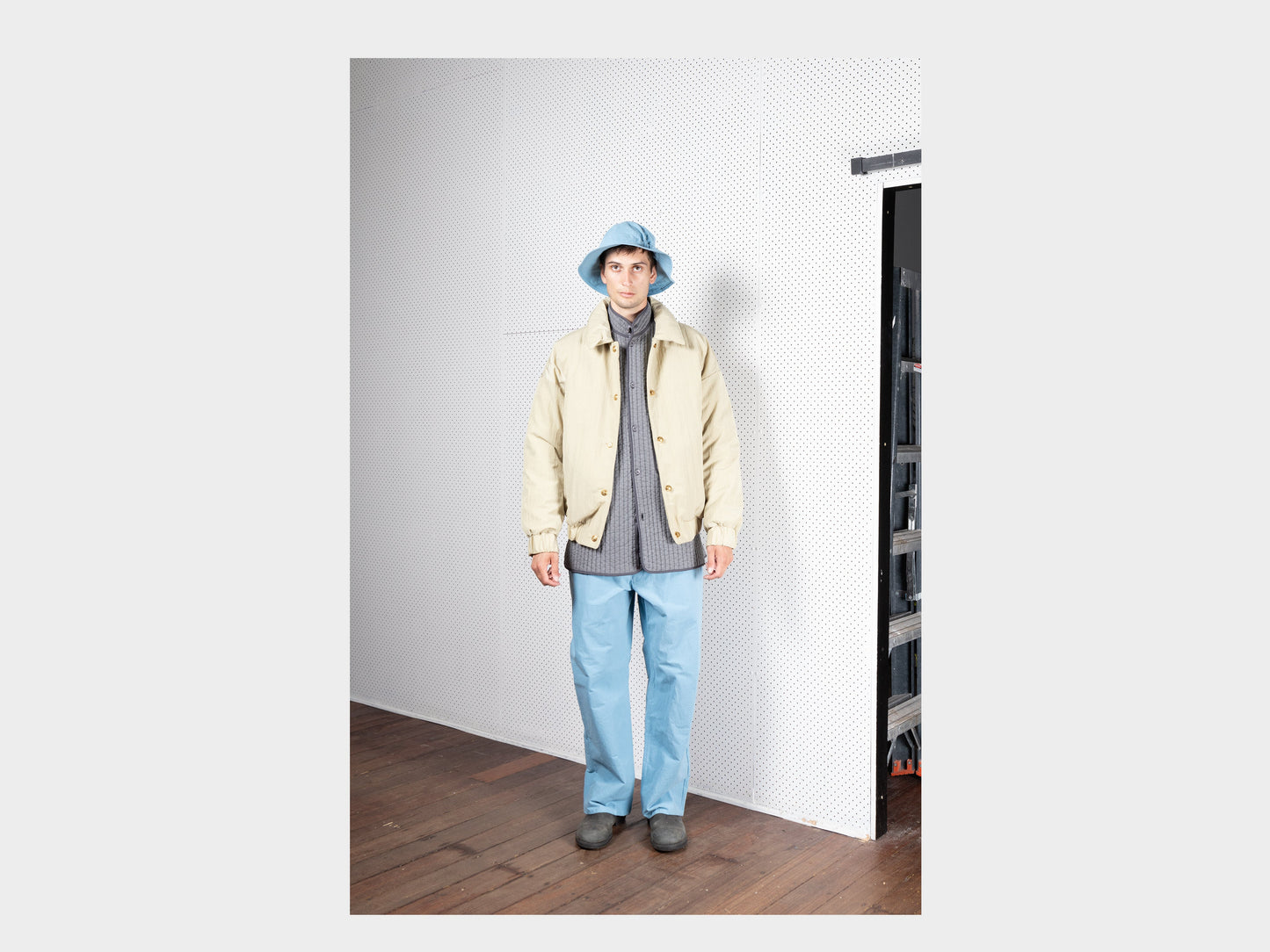 R17D3 "Down Blouson" Pine Nylon