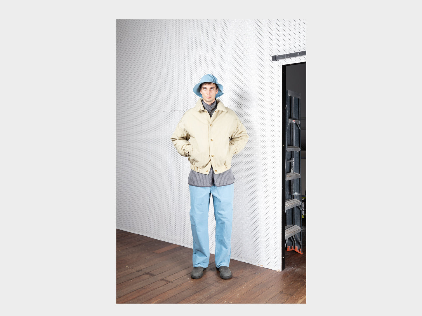 R17D3 "Down Blouson" Pine Nylon