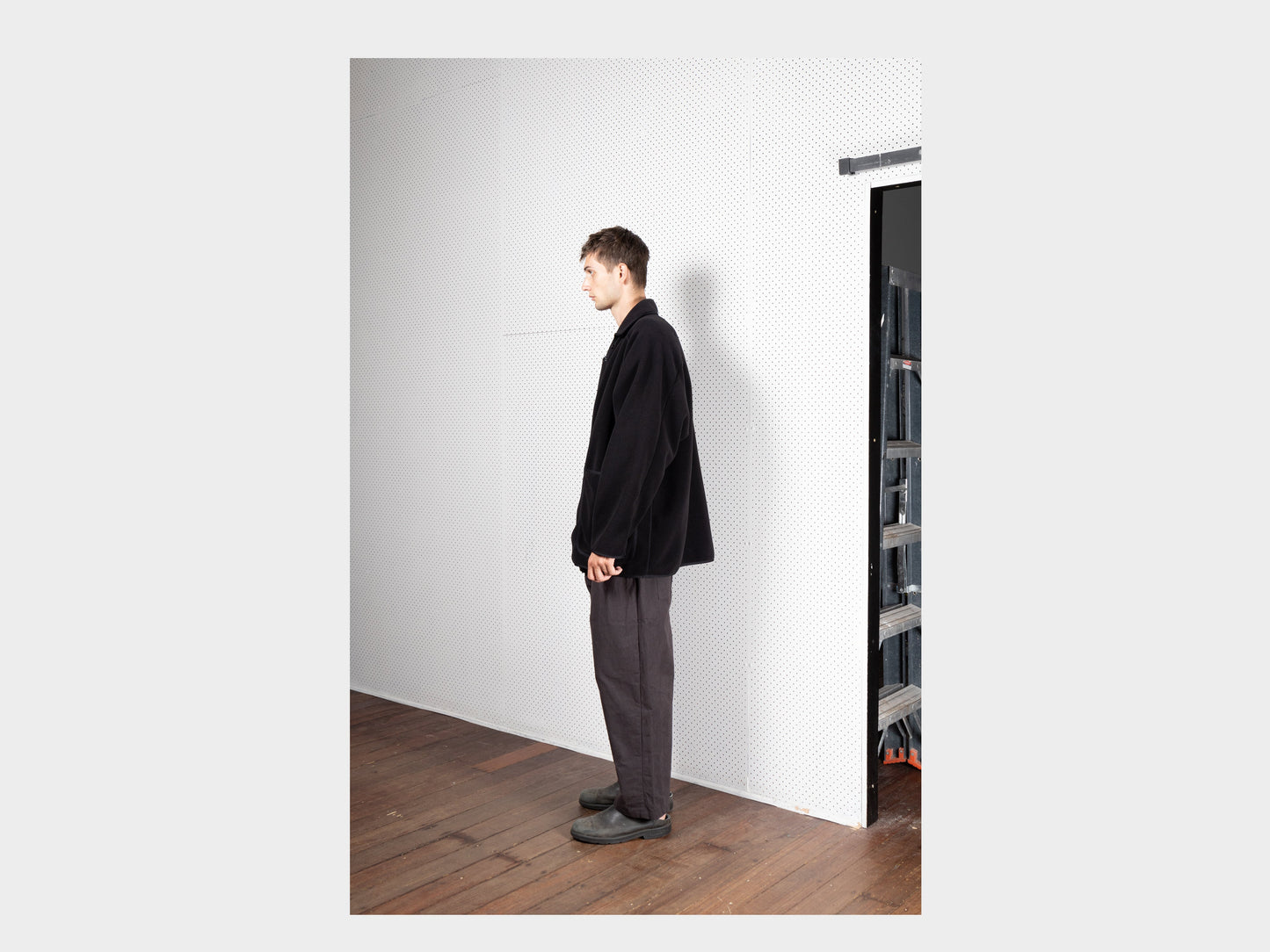 R17F1 "Fleece Soft Jacket" Black 300