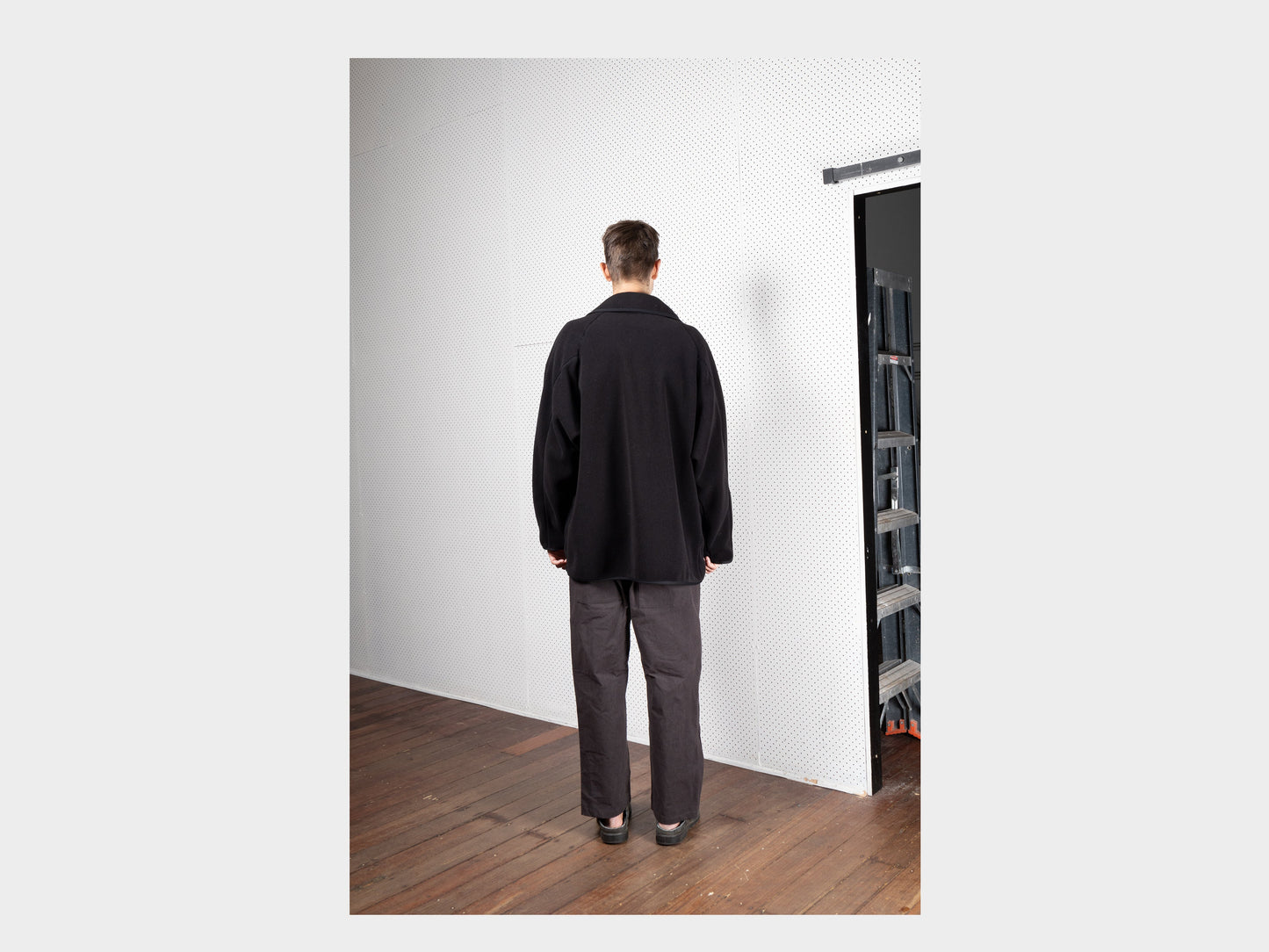 R17F1 "Fleece Soft Jacket" Black 300