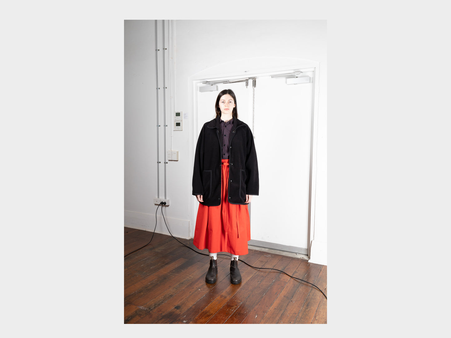 R17F1 "Fleece Soft Jacket" Black 300