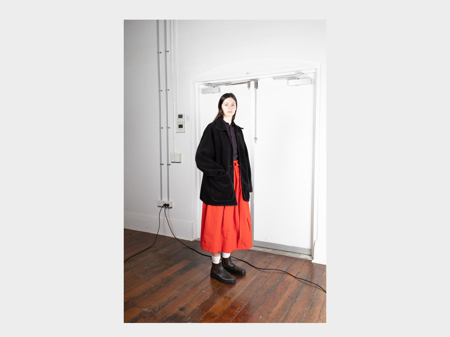 R17F1 "Fleece Soft Jacket" Black 300