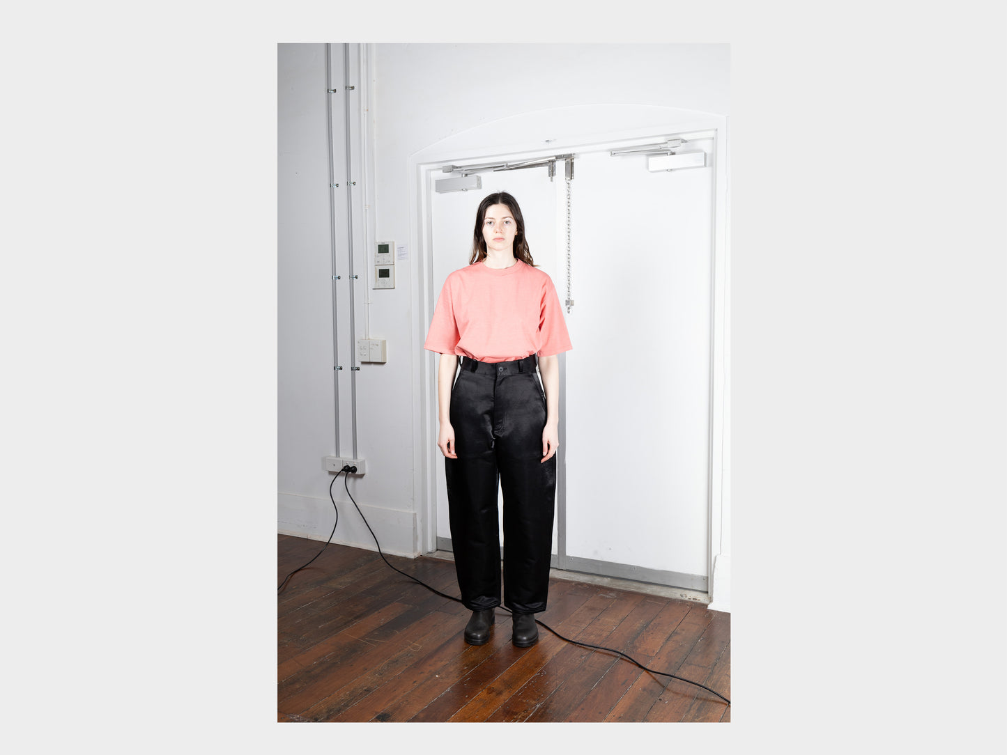 R17J6 "Jebok Pants" Black Double Face