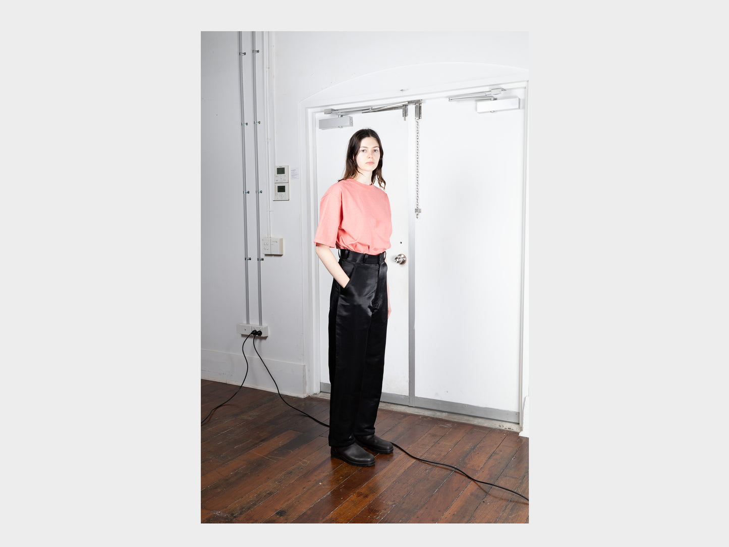 R17J6 "Jebok Pants" Black Double Face