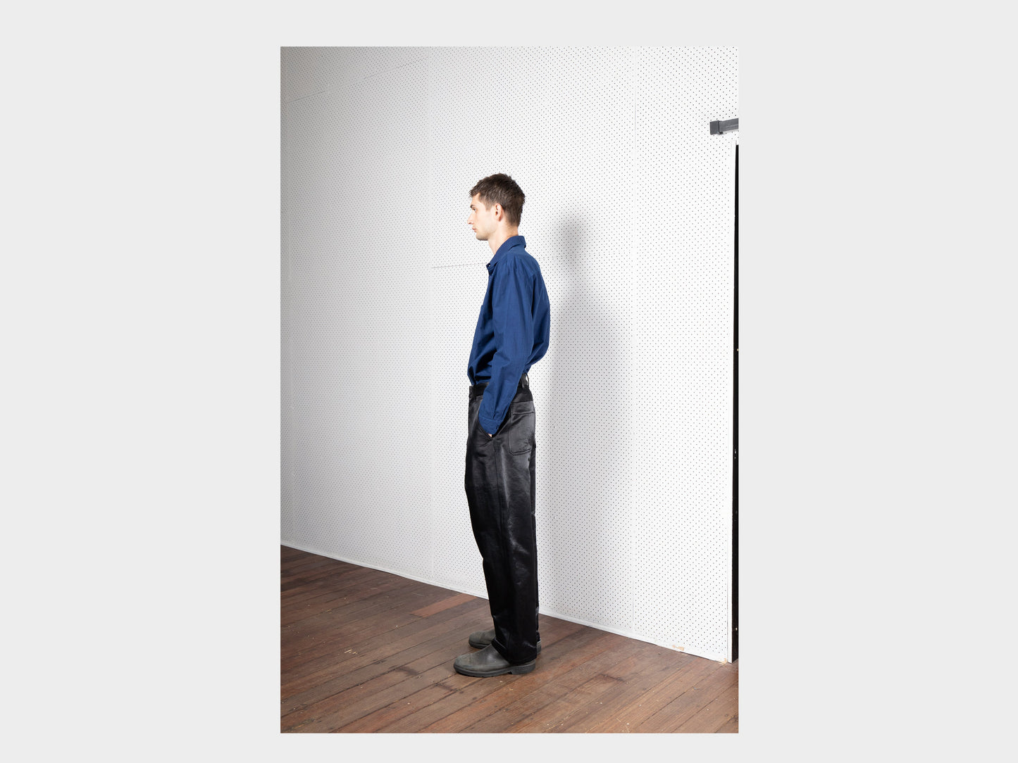 R17J6 "Jebok Pants" Black Double Face