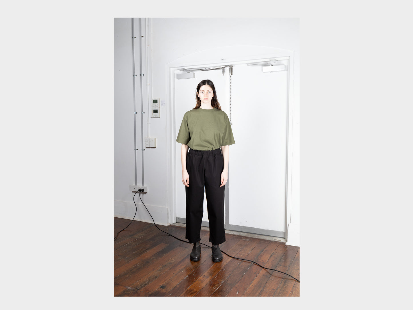 R17P6 "Easy Pants" Black Magic Gabardine