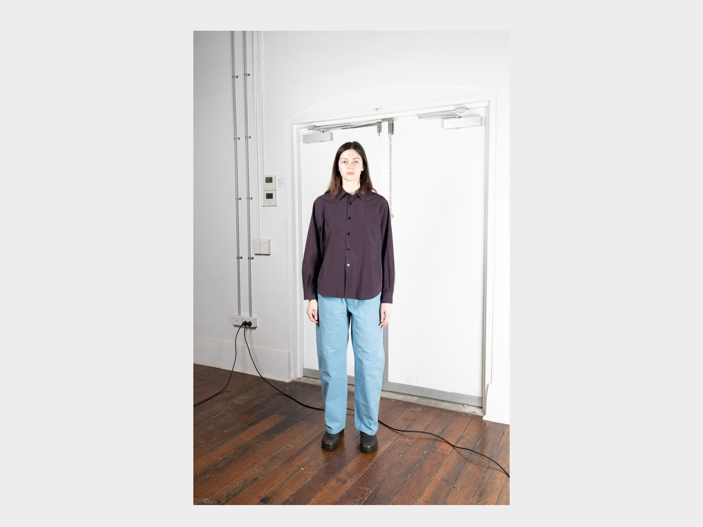 R17S8 "Weather Shirt" Pink Pin